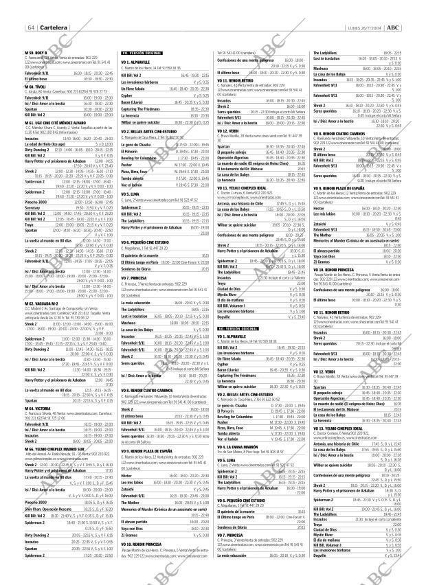 ABC MADRID 26-07-2004 página 64