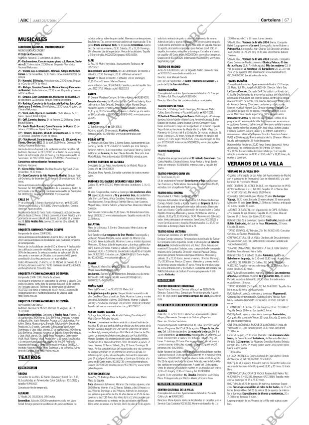 ABC MADRID 26-07-2004 página 67