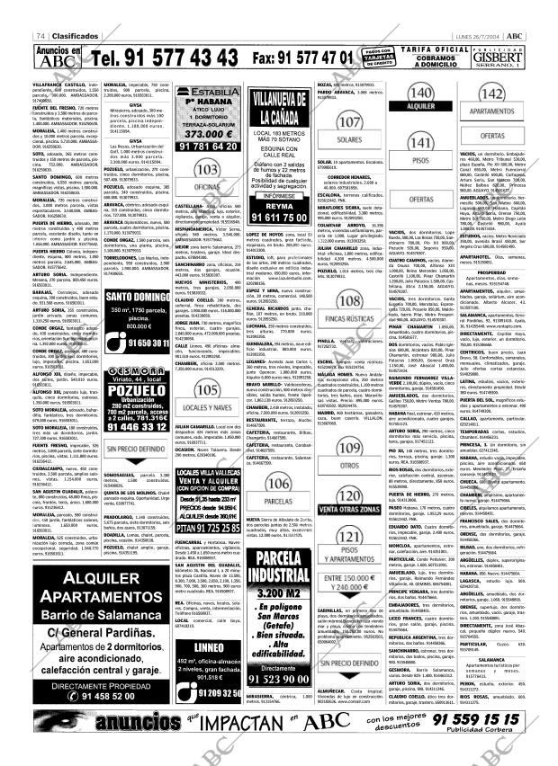 ABC MADRID 26-07-2004 página 74