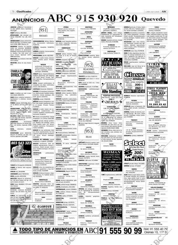 ABC MADRID 26-07-2004 página 78