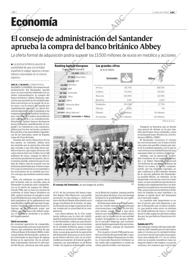 ABC MADRID 26-07-2004 página 80
