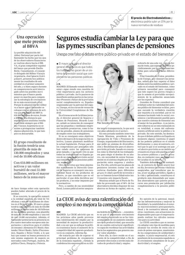 ABC MADRID 26-07-2004 página 81