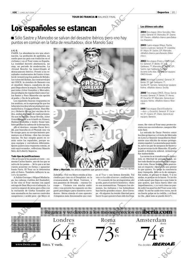 ABC MADRID 26-07-2004 página 85