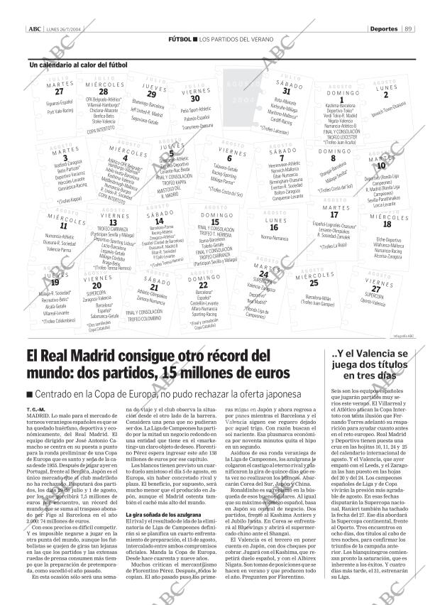 ABC MADRID 26-07-2004 página 89