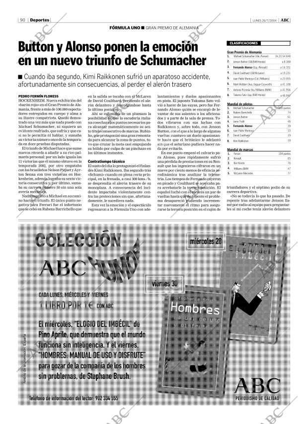 ABC MADRID 26-07-2004 página 90