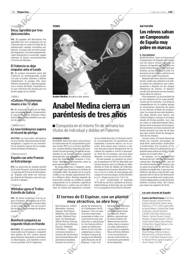 ABC MADRID 26-07-2004 página 94