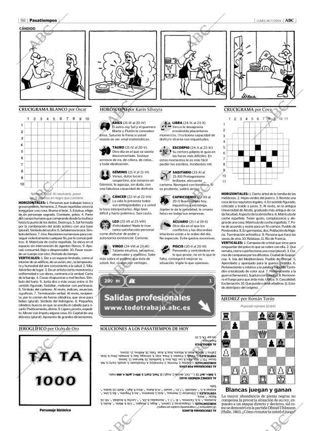 ABC MADRID 26-07-2004 página 98