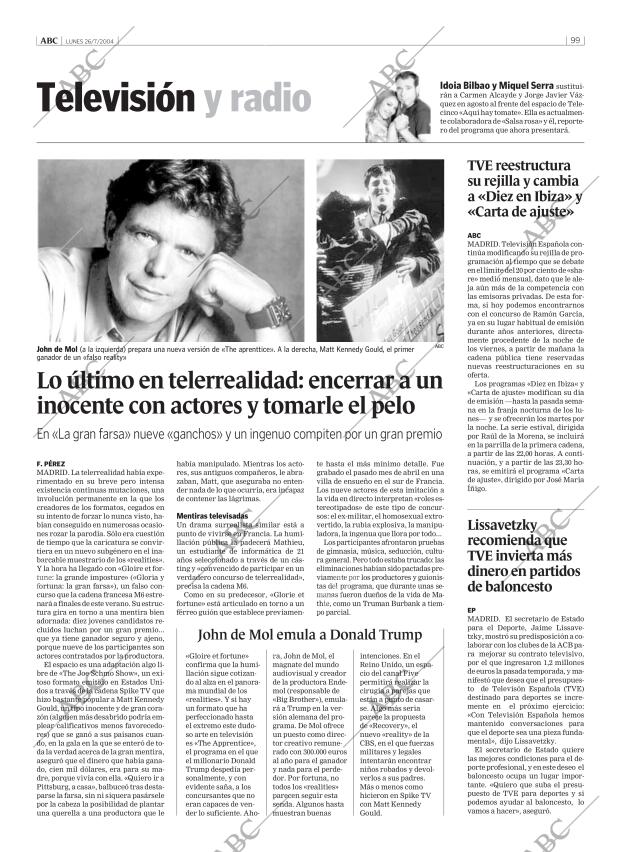 ABC MADRID 26-07-2004 página 99