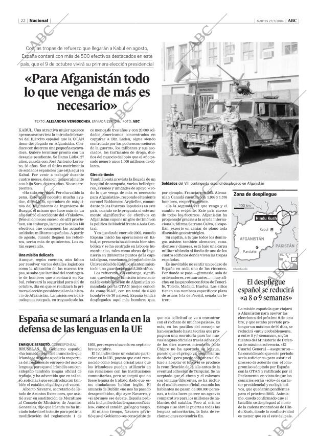 ABC CORDOBA 27-07-2004 página 22