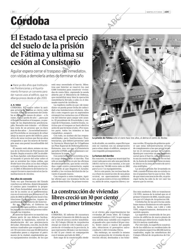 ABC CORDOBA 27-07-2004 página 34