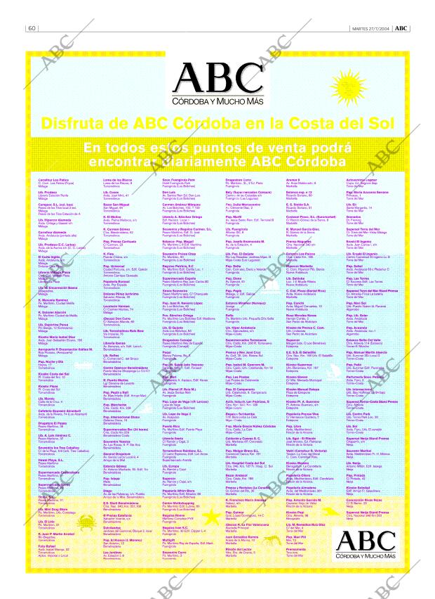 ABC CORDOBA 27-07-2004 página 60