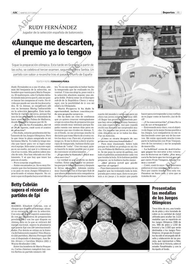 ABC CORDOBA 27-07-2004 página 81