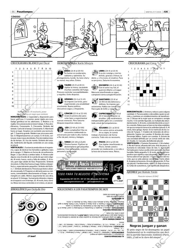 ABC CORDOBA 27-07-2004 página 86