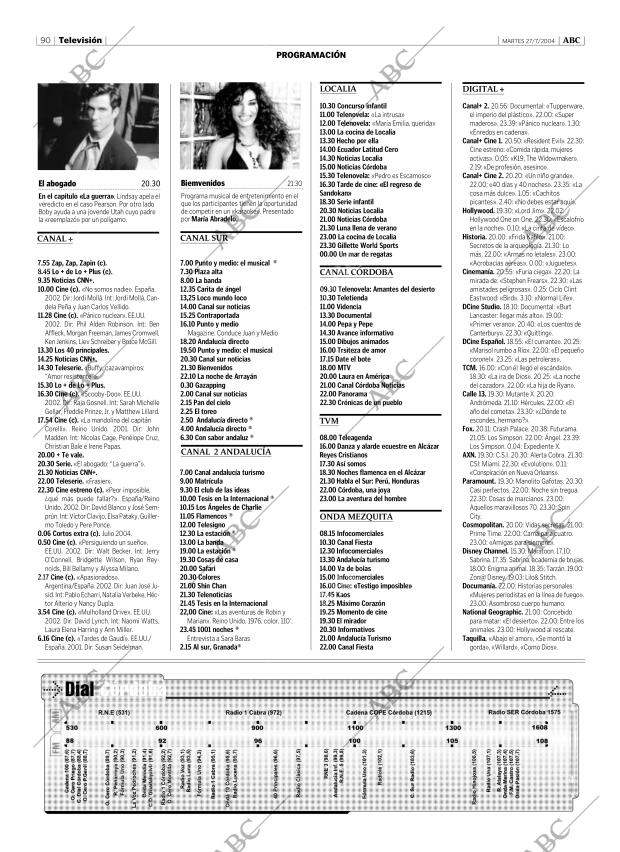ABC CORDOBA 27-07-2004 página 90