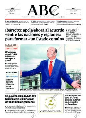 ABC MADRID 27-07-2004 página 1