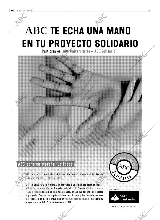 ABC MADRID 27-07-2004 página 15