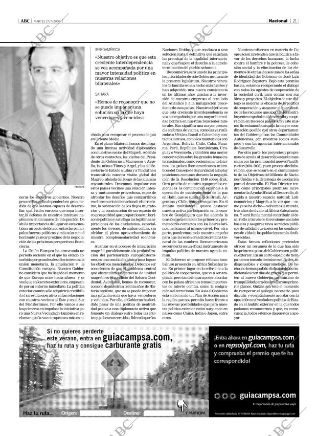 ABC MADRID 27-07-2004 página 21