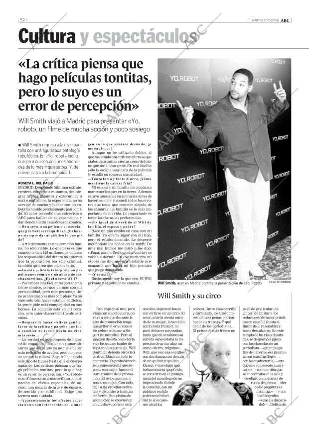 ABC MADRID 27-07-2004 página 52