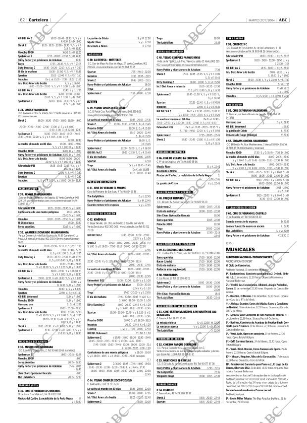 ABC MADRID 27-07-2004 página 62