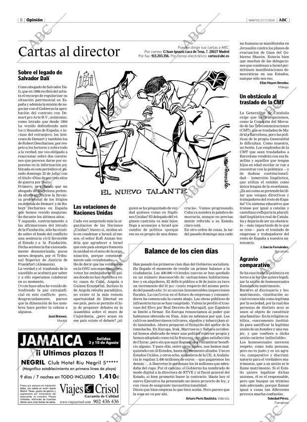ABC MADRID 27-07-2004 página 8
