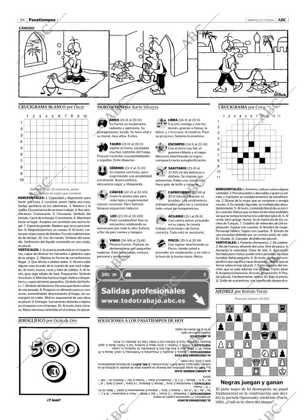 ABC MADRID 27-07-2004 página 94