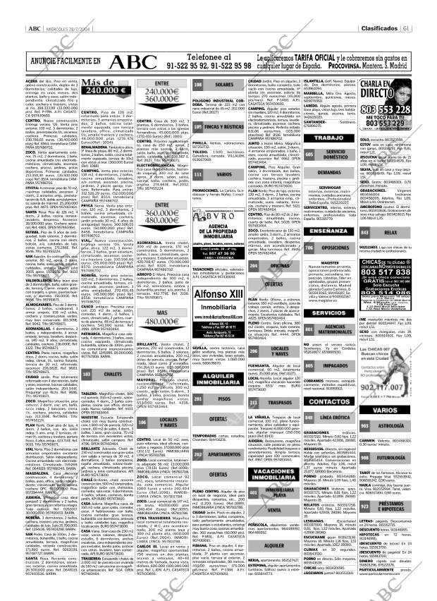 ABC CORDOBA 28-07-2004 página 61