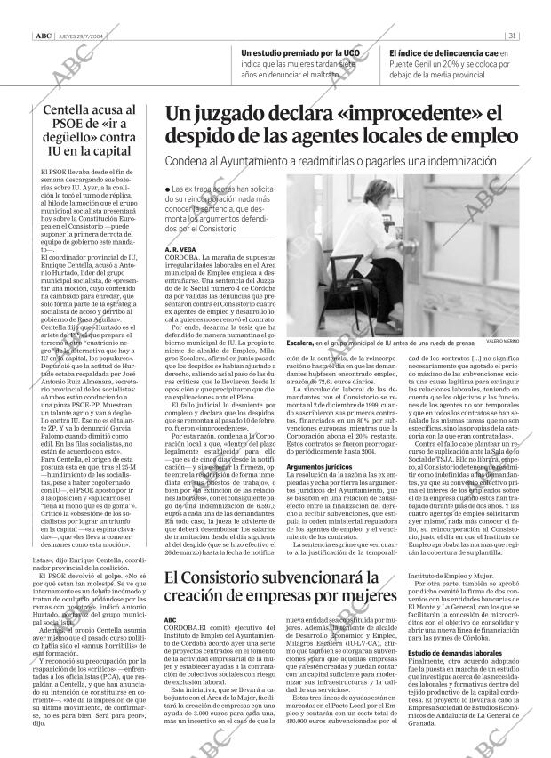 ABC CORDOBA 29-07-2004 página 31