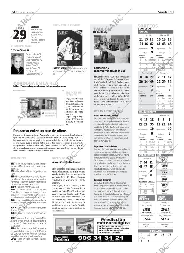 ABC CORDOBA 29-07-2004 página 41