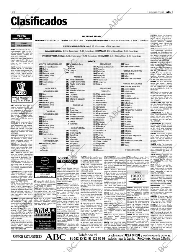 ABC CORDOBA 29-07-2004 página 60