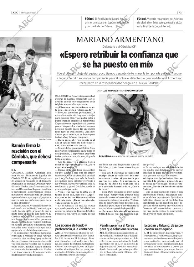 ABC CORDOBA 29-07-2004 página 73