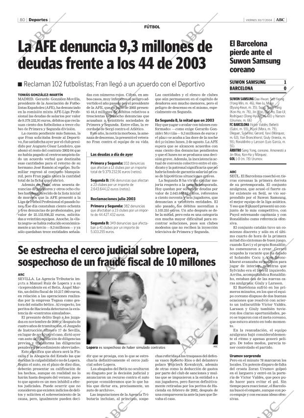ABC CORDOBA 30-07-2004 página 80