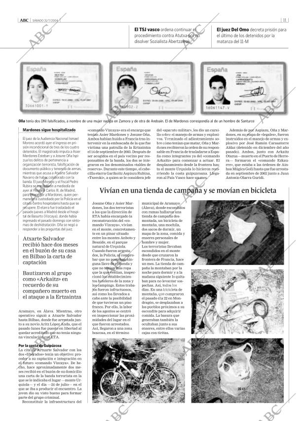 ABC MADRID 31-07-2004 página 11