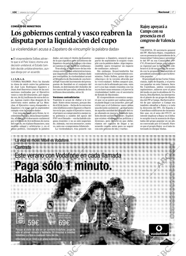 ABC MADRID 31-07-2004 página 17