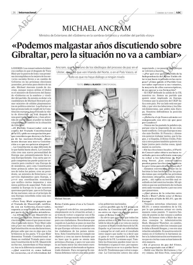 ABC MADRID 31-07-2004 página 26