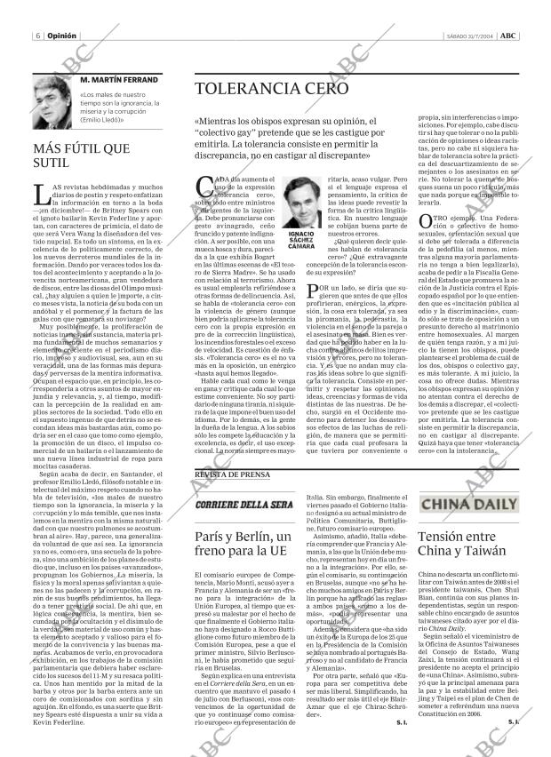 ABC MADRID 31-07-2004 página 6