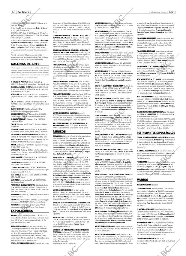 ABC MADRID 31-07-2004 página 68