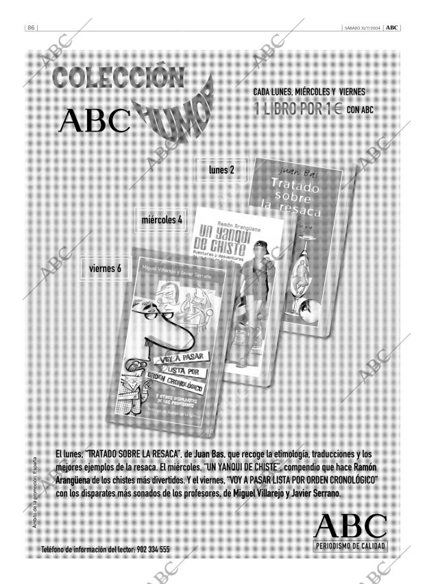 ABC MADRID 31-07-2004 página 86