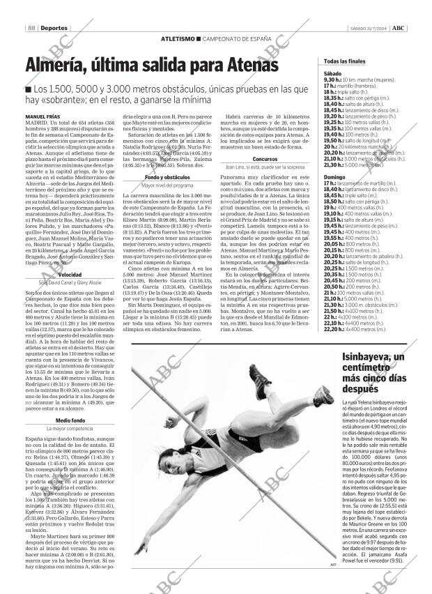 ABC MADRID 31-07-2004 página 88