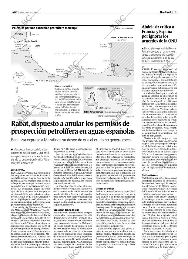 ABC CORDOBA 04-08-2004 página 13