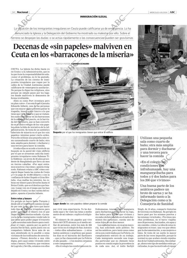 ABC CORDOBA 04-08-2004 página 14