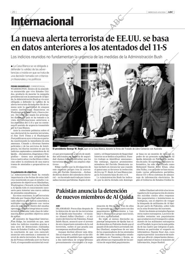 ABC CORDOBA 04-08-2004 página 20