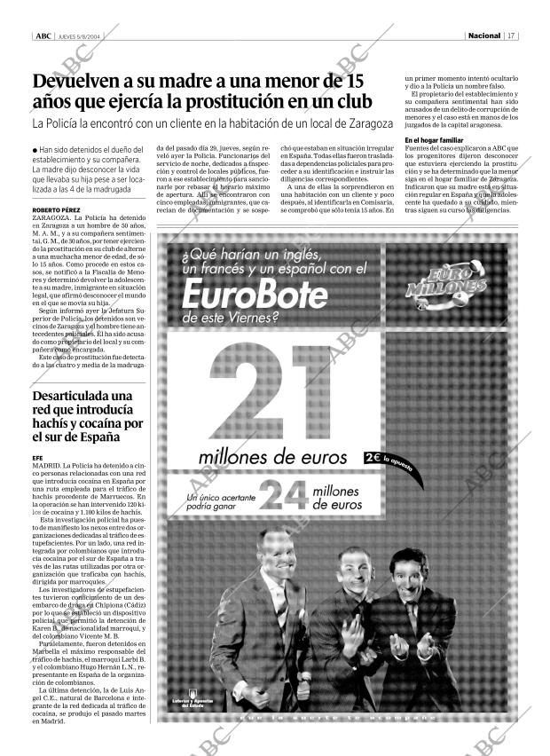 ABC CORDOBA 05-08-2004 página 17