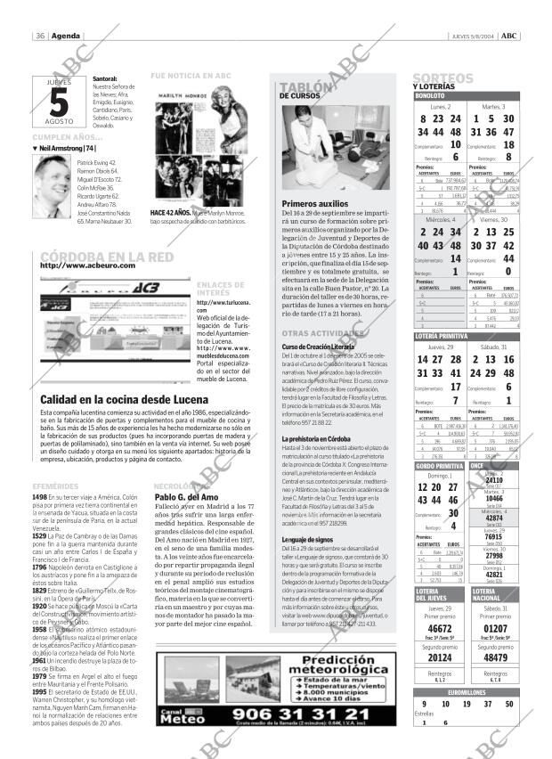 ABC CORDOBA 05-08-2004 página 36