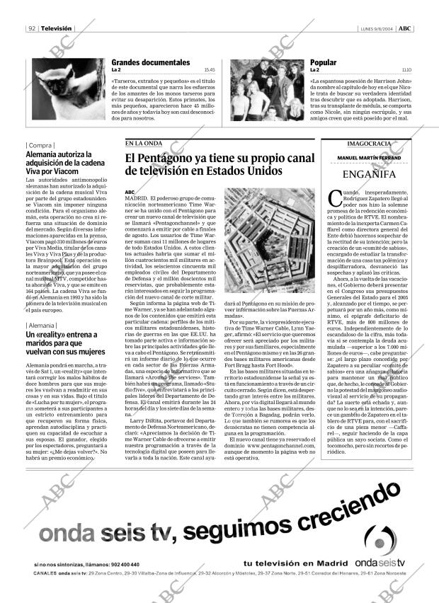 ABC MADRID 09-08-2004 página 92