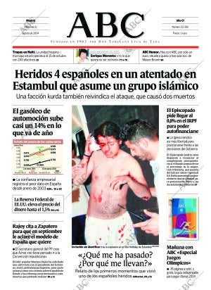 ABC MADRID 11-08-2004 página 1