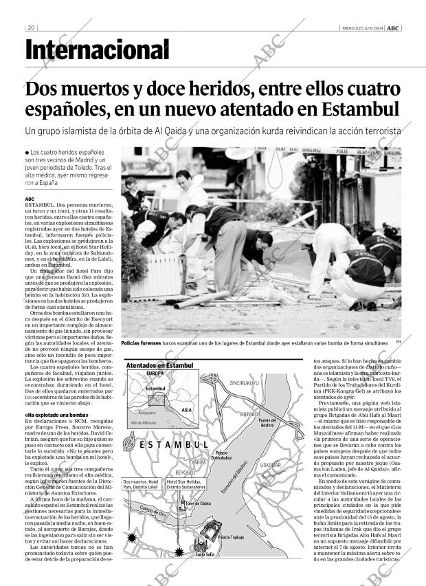 ABC MADRID 11-08-2004 página 20