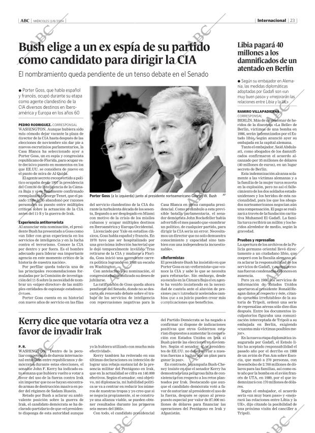 ABC MADRID 11-08-2004 página 23