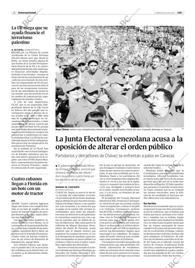 ABC MADRID 11-08-2004 página 26