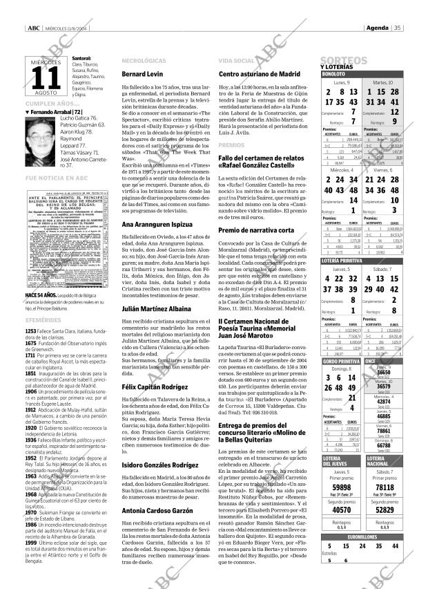 ABC MADRID 11-08-2004 página 35