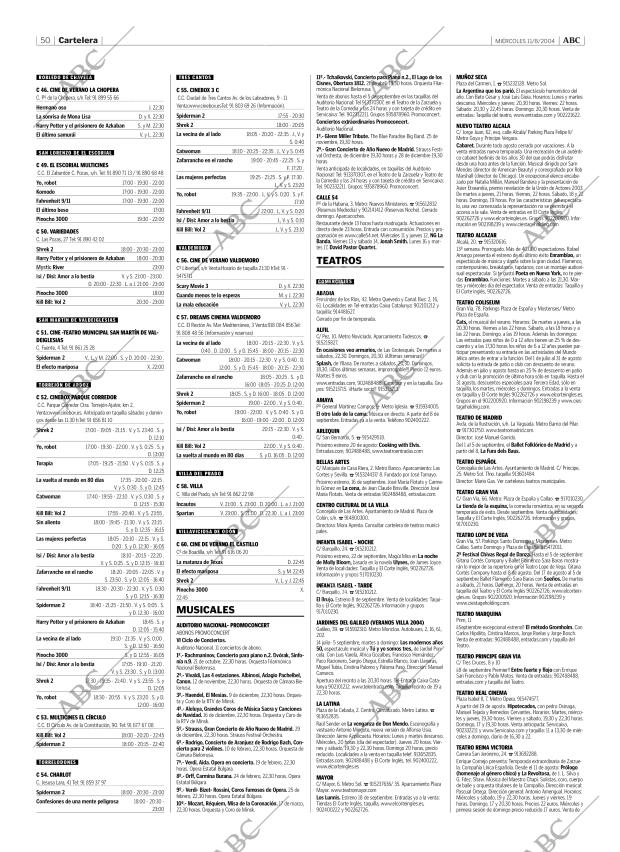 ABC MADRID 11-08-2004 página 50